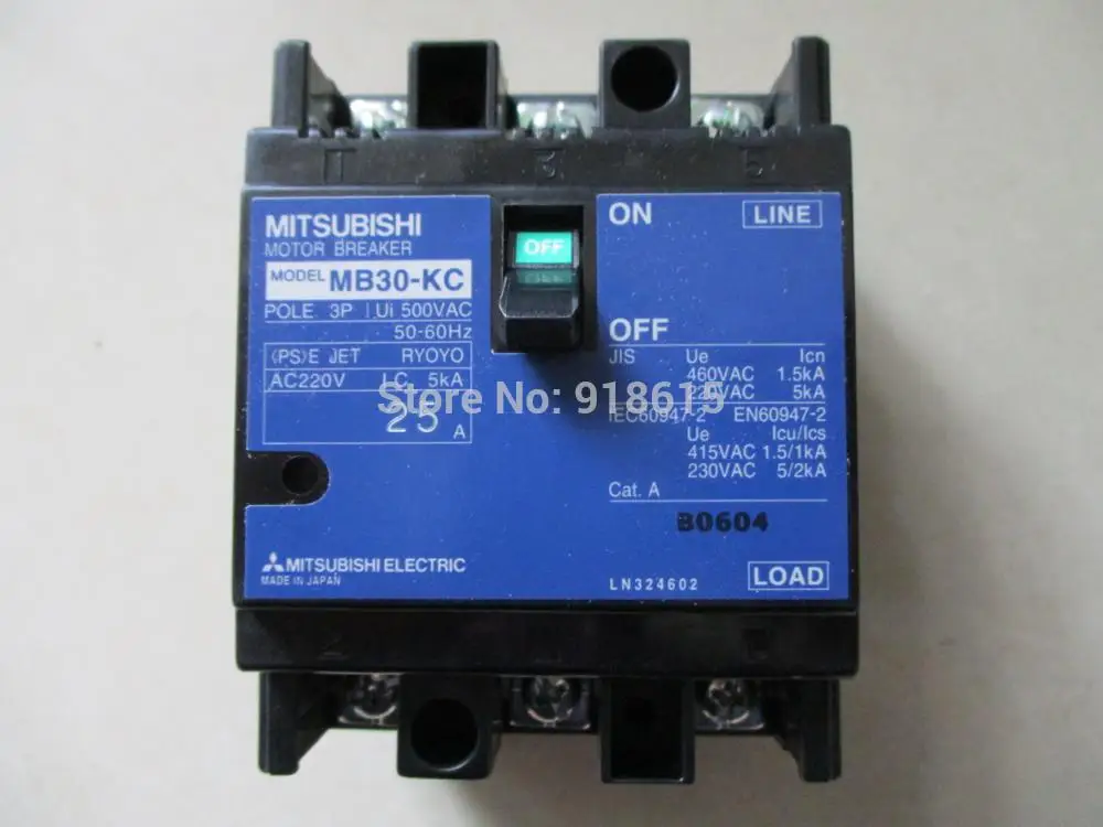 

MB30-KC CIRCUIT BREAKER 25A CIRCUIT BREAKER TAIYO TSV16000TE generator parts