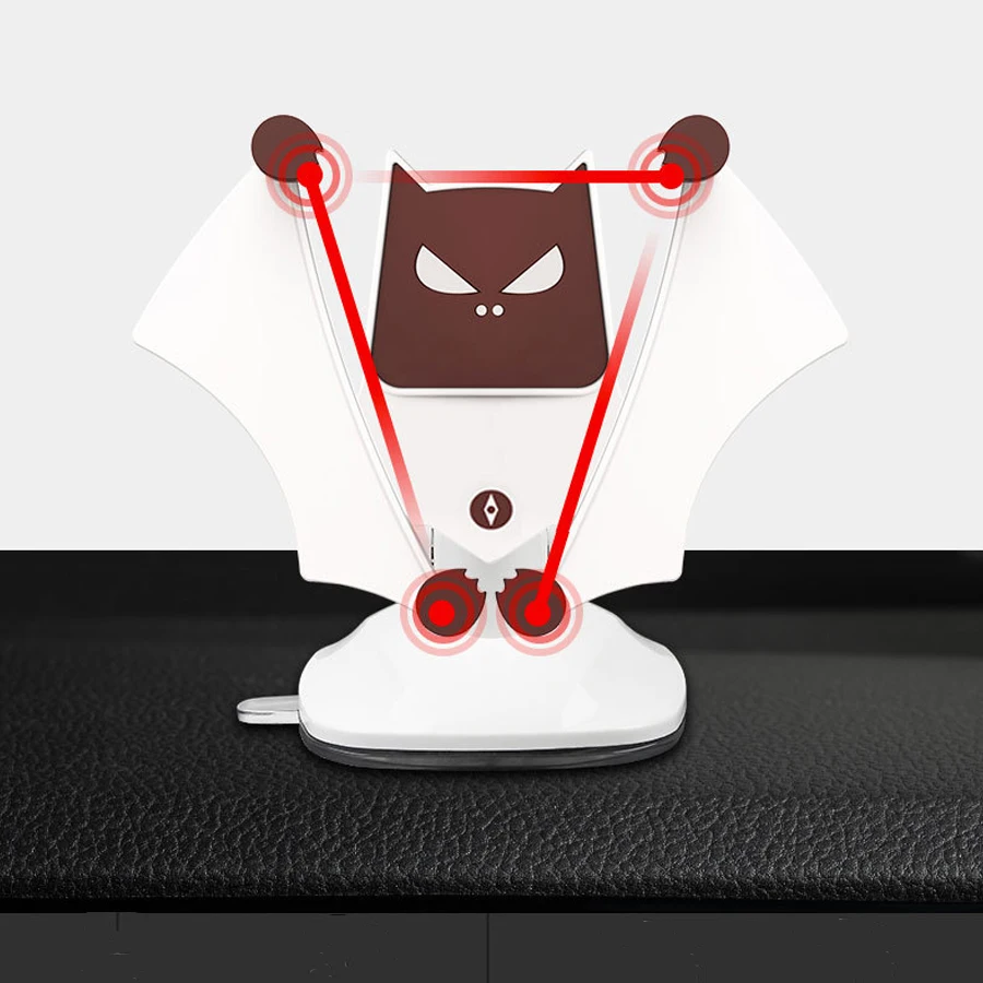Летучая мышь Автомобильный держатель для телефона на вентиляционное отверстие держатель мобильного телефона приборная панель подставка для iPhone Xiaomi Мобильный держатель в автомобиле