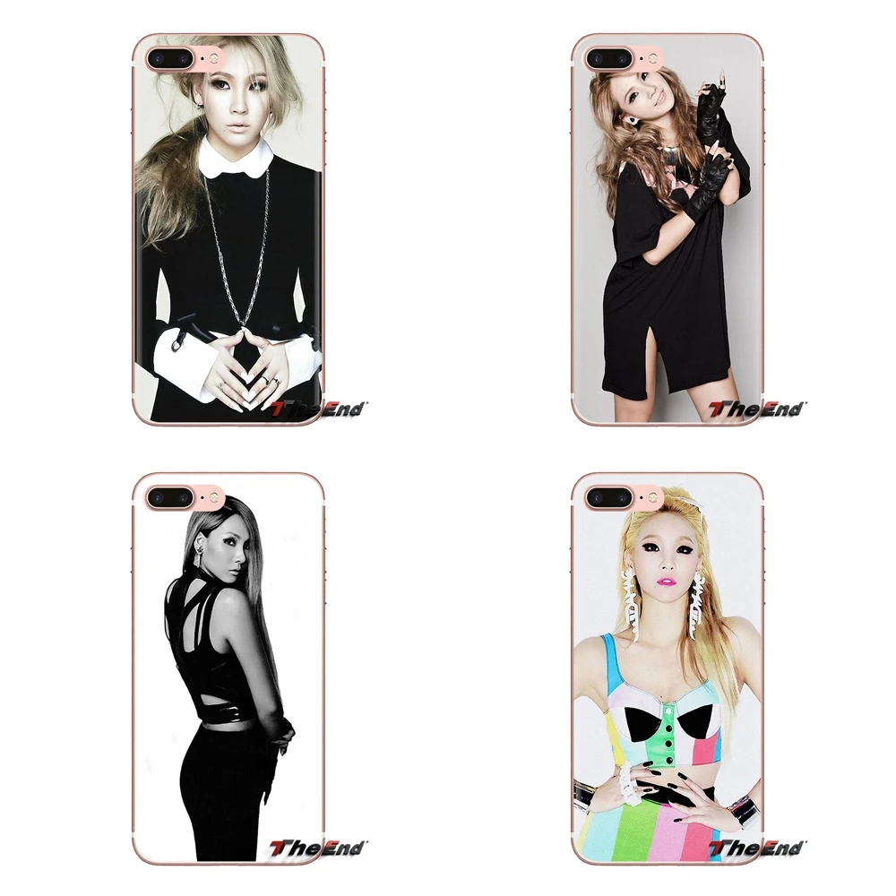 For iPhone XS Max XR X 4 4S 5 5S 5C SE 6 6S 7 8 Plus Samsung Galaxy J1 J3 J5 J7 A3 A5 2NE1 Kpop Lee Chae-rin Gorgeous Soft Cases |