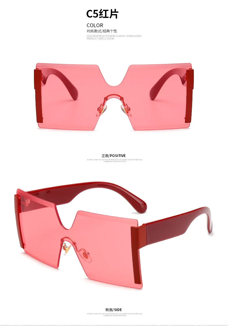 Новинка, Бескаркасные модные солнцезащитные очки в стиле ретро, женские солнцезащитные очки, мужские классические солнцезащитные очки