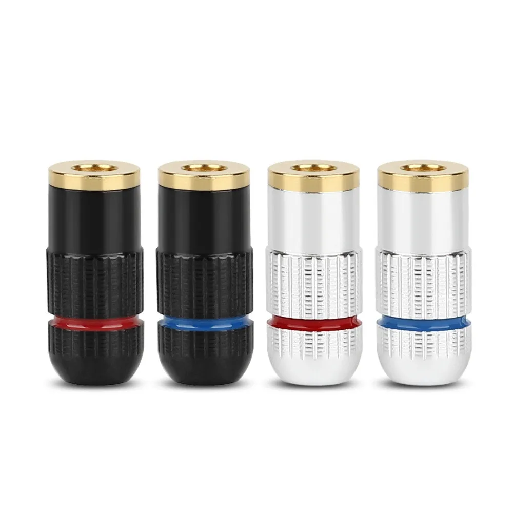 2 пары для MMCX женские наушники контактный разъем для UE900 SE535 SE215 W10 W20 W30 HiFi наушники припоя провода разъем бериллиевой меди - Цвет: Color Mixing
