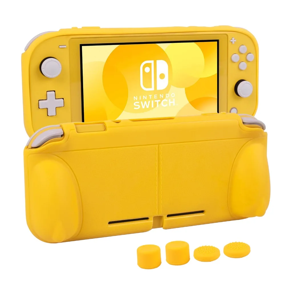 Мягкий ТПУ чехол CHINFAI для shand Switch Lite эргономичный Нескользящий Резиновый защитный чехол-подставка для NS Switch Lite мини-консоль