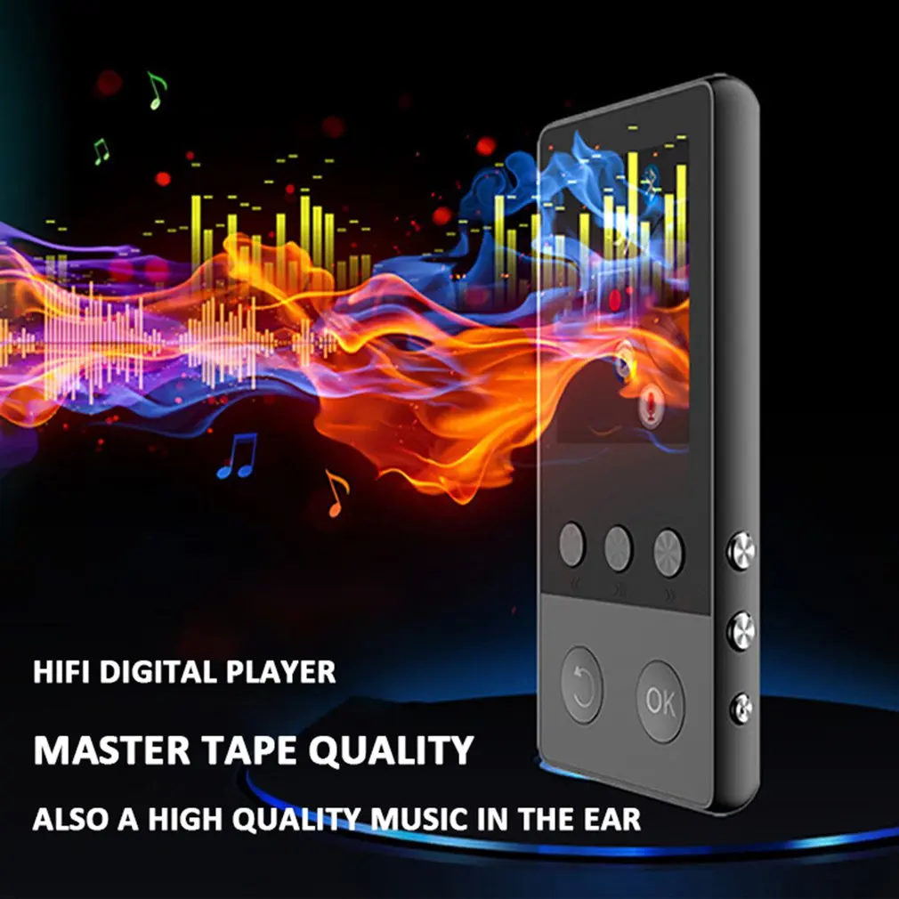 Sports Bluetooth 1.8 Inch External Student MP3/MP4 Video Player HiFi Audio Player Recorder FM Radio MP3 MP4 Player