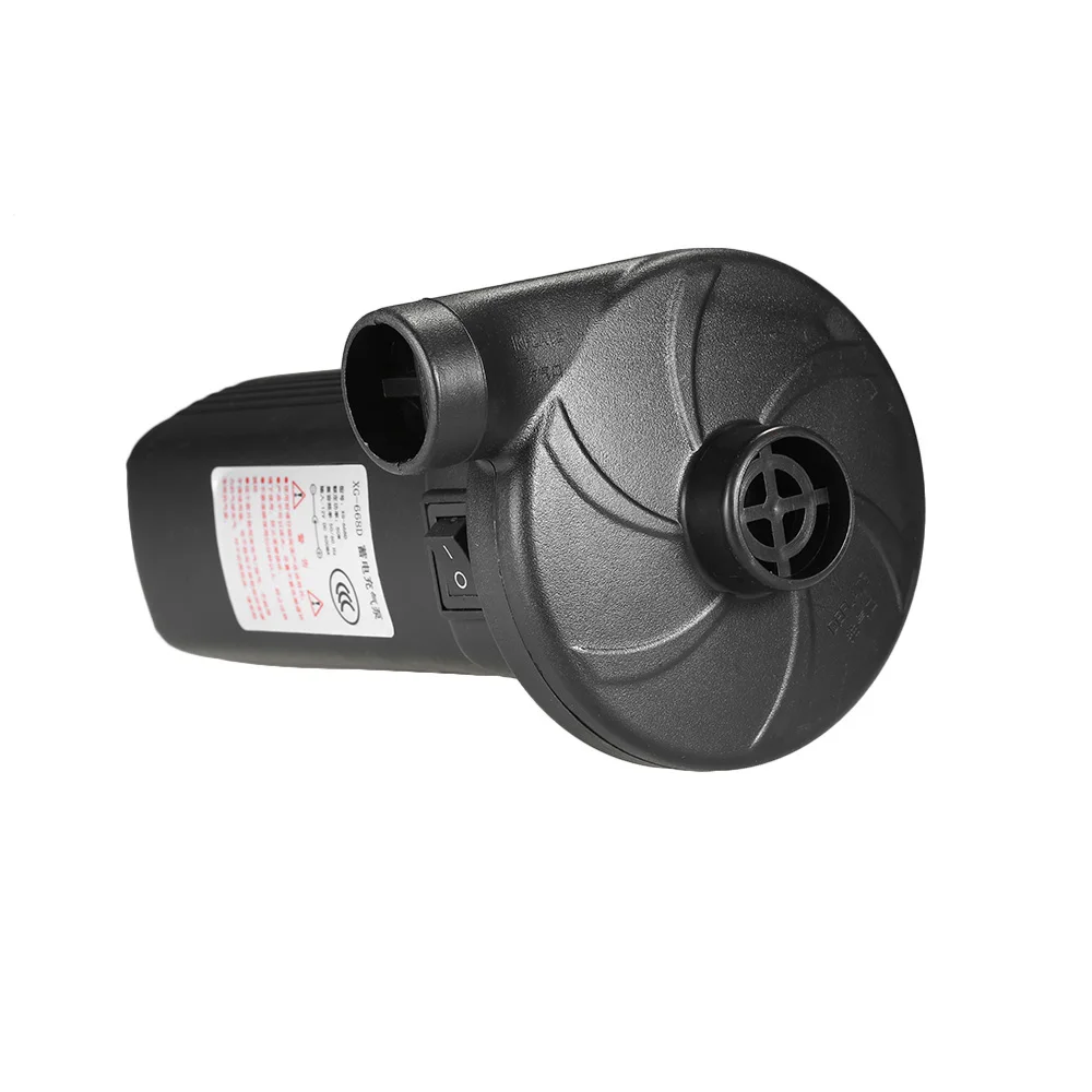 KKMOON AC 100-240 V/DC 12V перезаряжаемый электрический воздушный насос портативный насос для надувного матраса быстрозаполняющий Дефлятор с насадками
