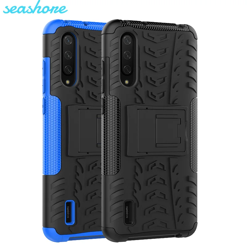 

Soft TPU + PC Case For Xiaomi CC9 holder Phone case Shockproof Protection Protective Coque For Xiomi CC9 Back Cover Funda