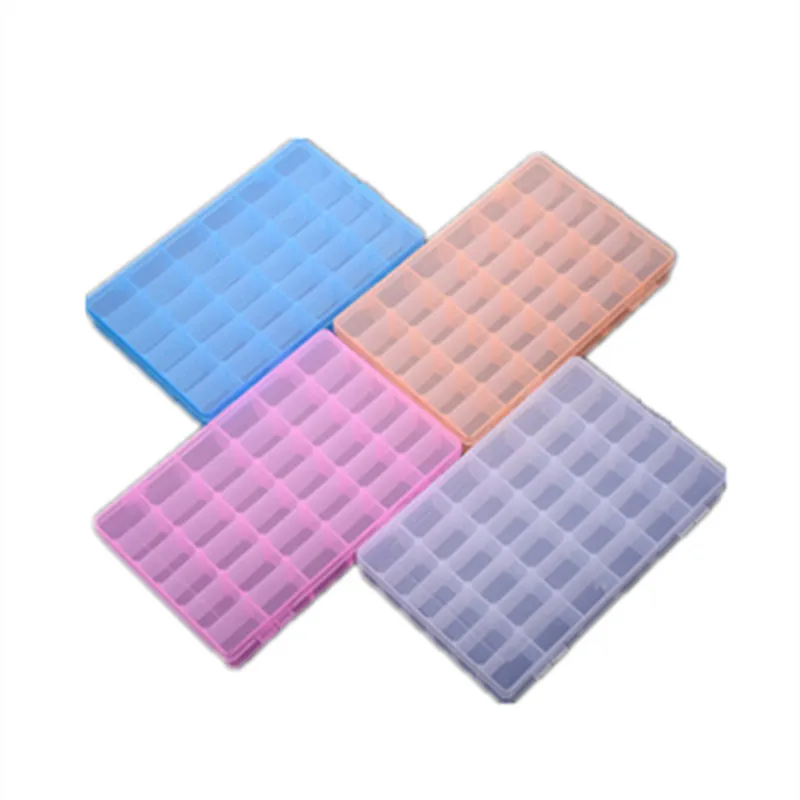 

10/15/24/36 Grids Jewelry Transparent Plastic Adjustable Storage Box Jewel Beads Organizational Container