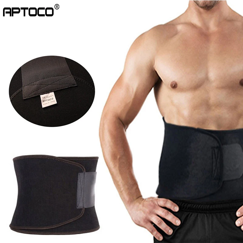 Регулируемый поясной триммер APTOCO ремень для упражнений от пота устройство