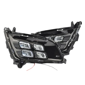 

2X DRL LED Daytime Run Light Drive Fog Running Bezel For Kia K5 Optima 2014-2015