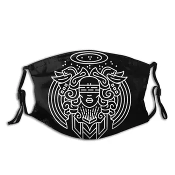 

Priest mask guards face shield Kids Reusable Cotton Black Mouth Mask Activated carbon filter Windproof Mouth-muffle Face Masks