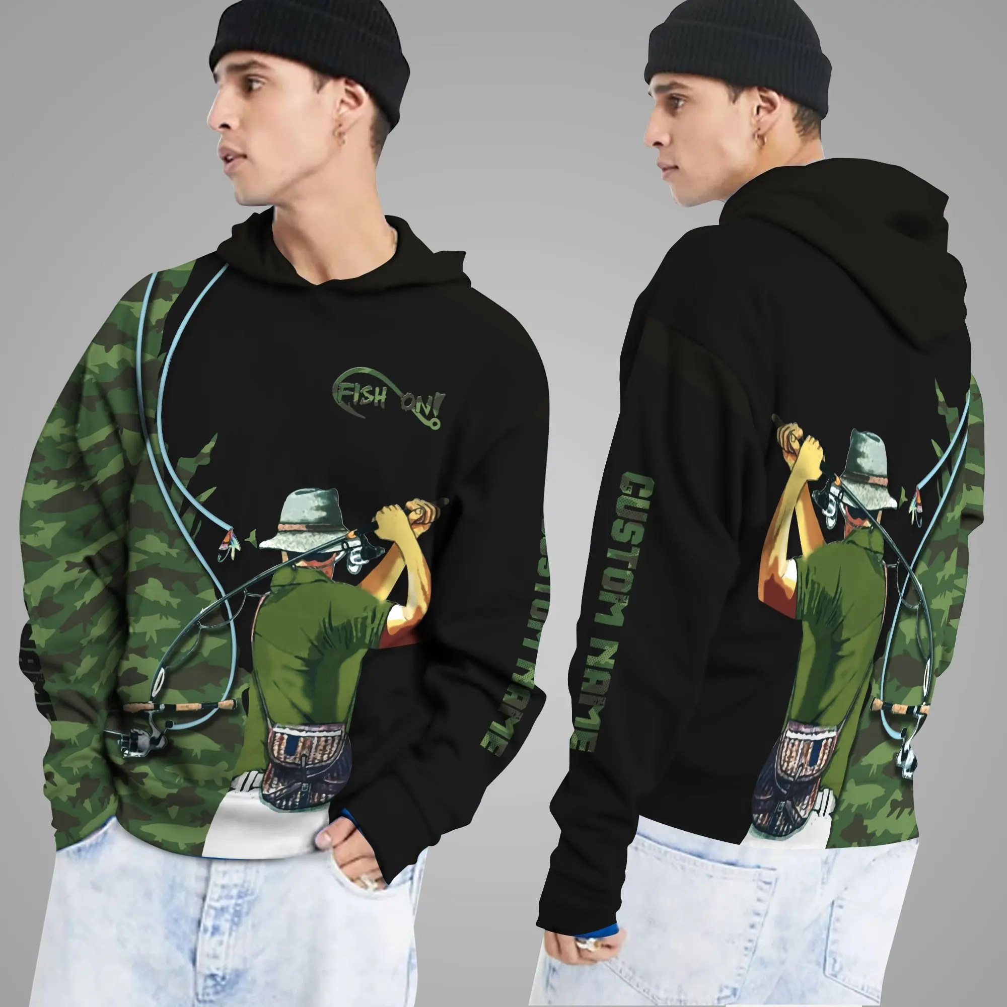 PLstar Cosmos 3DPrinted Newest Fishing Custom Name Sport Art Unique Unisex Funny Streetwear Harajuku Hoodies/Sweatshirt/Zip A-9