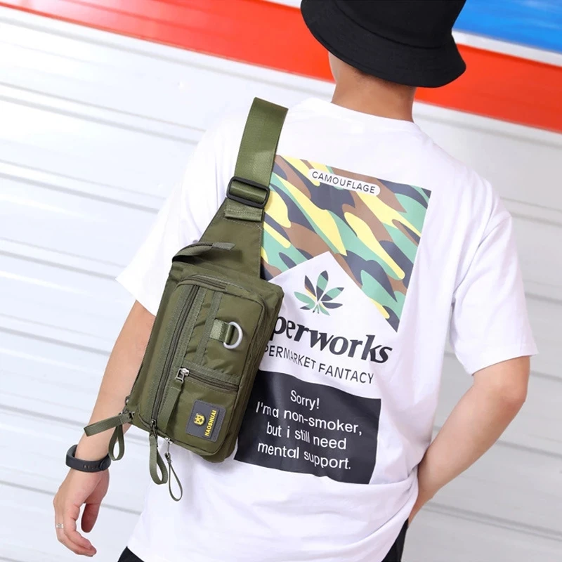 Weysfor High Quality Belt Bag 2020 Fashion Waist Bags Military Hip Pocket Boys Bum Bag Handy Fanny Pack Travel Chest Bags Male