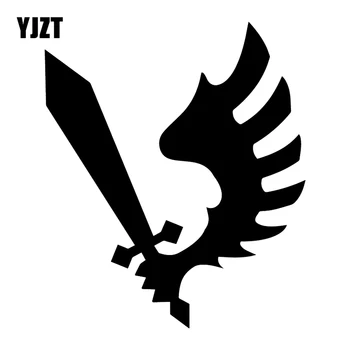 

YJZT 14.1X16.7CM Raven Wing Warhammer Personality Vinyl Decal Car Sticker Accessories C25-1103