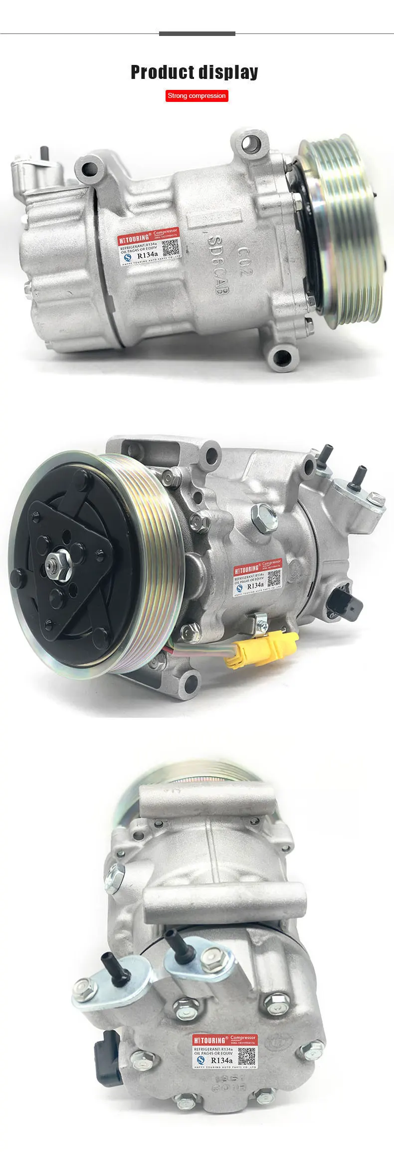 Для peugeot 207 208 307 308 партнер Tepee 1,4 1,6 16V AC компрессор 9670318880 9659875780 9678656080,9651910980 9671216280