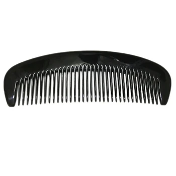 

Natural Black Buffalo Horn Comb No Handle Toothed Comb Hair Comb