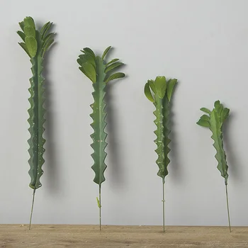 

Fake Flower Potted Plant Simulation Plastic Palm Leaf DIY Party Home Decoration Supplies