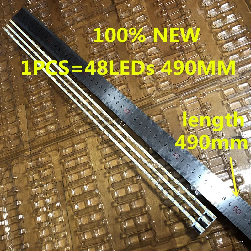

2PCS 100% NEW 100% test 40"screen V400DK1-KS1 LED backlight bar V400D1-KS1-TLEM2 E117098 48 LEDs 490MM