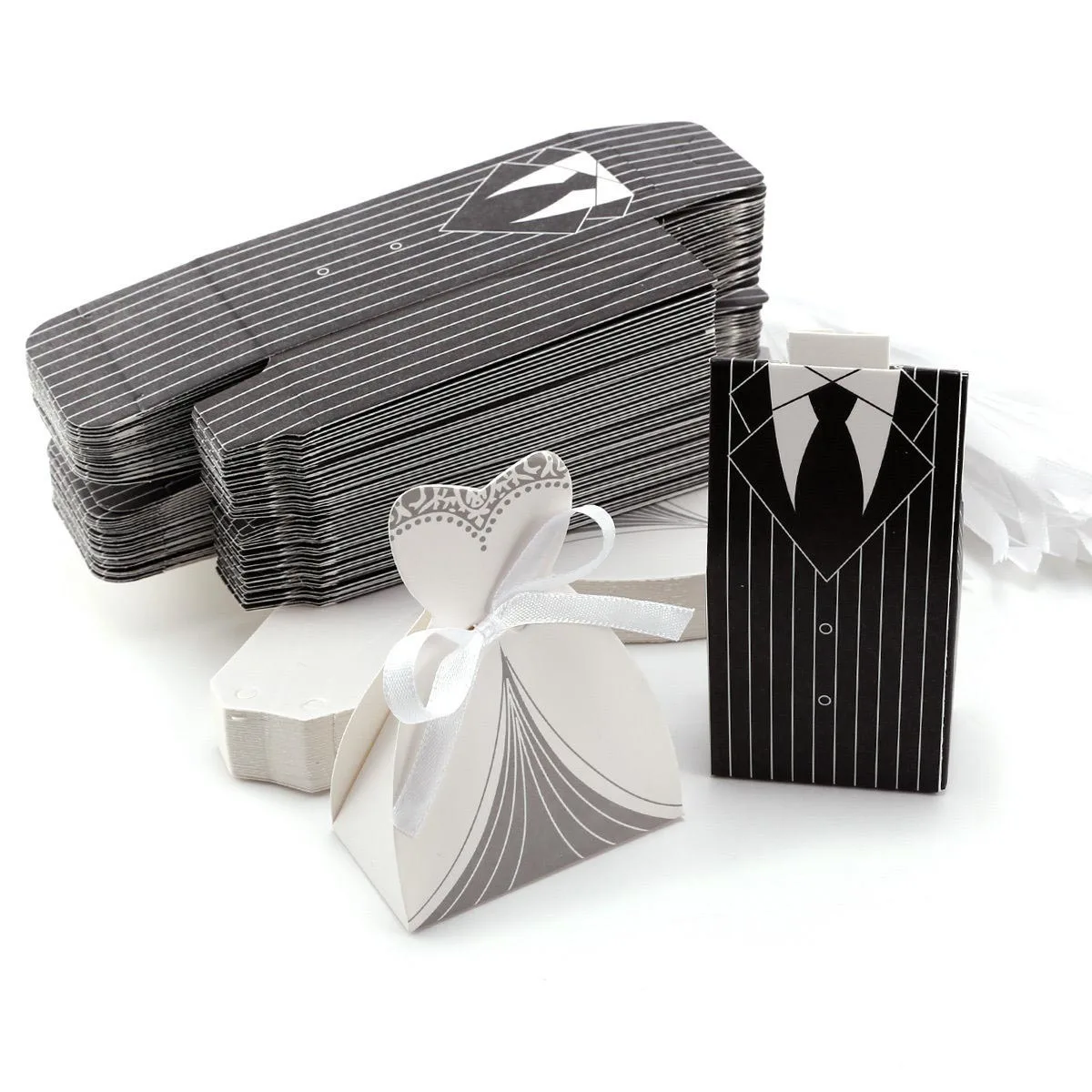 5 шт подарочные коробки для шоколада с изображением павлиньих перьев и алмазной коробки из крафт-бумаги с ленточным поясом