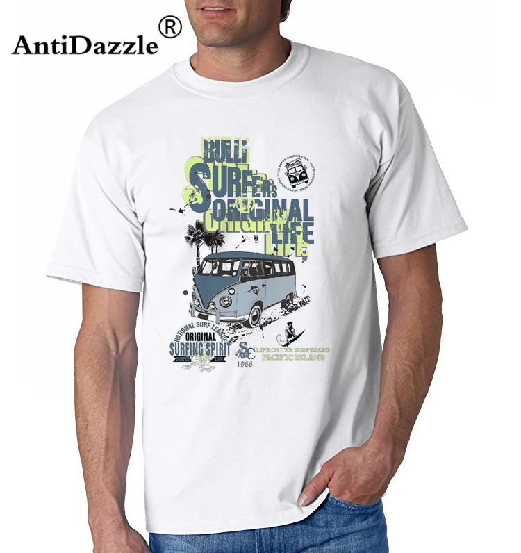 Antidazzle модная футболка высокого качества футболки Bulli Bus Surfer ретро Самба T1 T2 T3 24