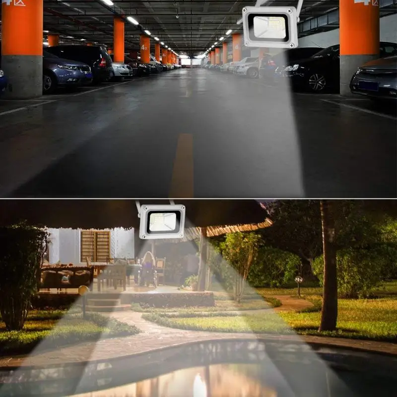 New LED Flood Light 20W 110V/220V Floodlight Street IP65 Waterproof Outdoor Wall Reflector Lighting Garden Square Spotlightled | Лампы и