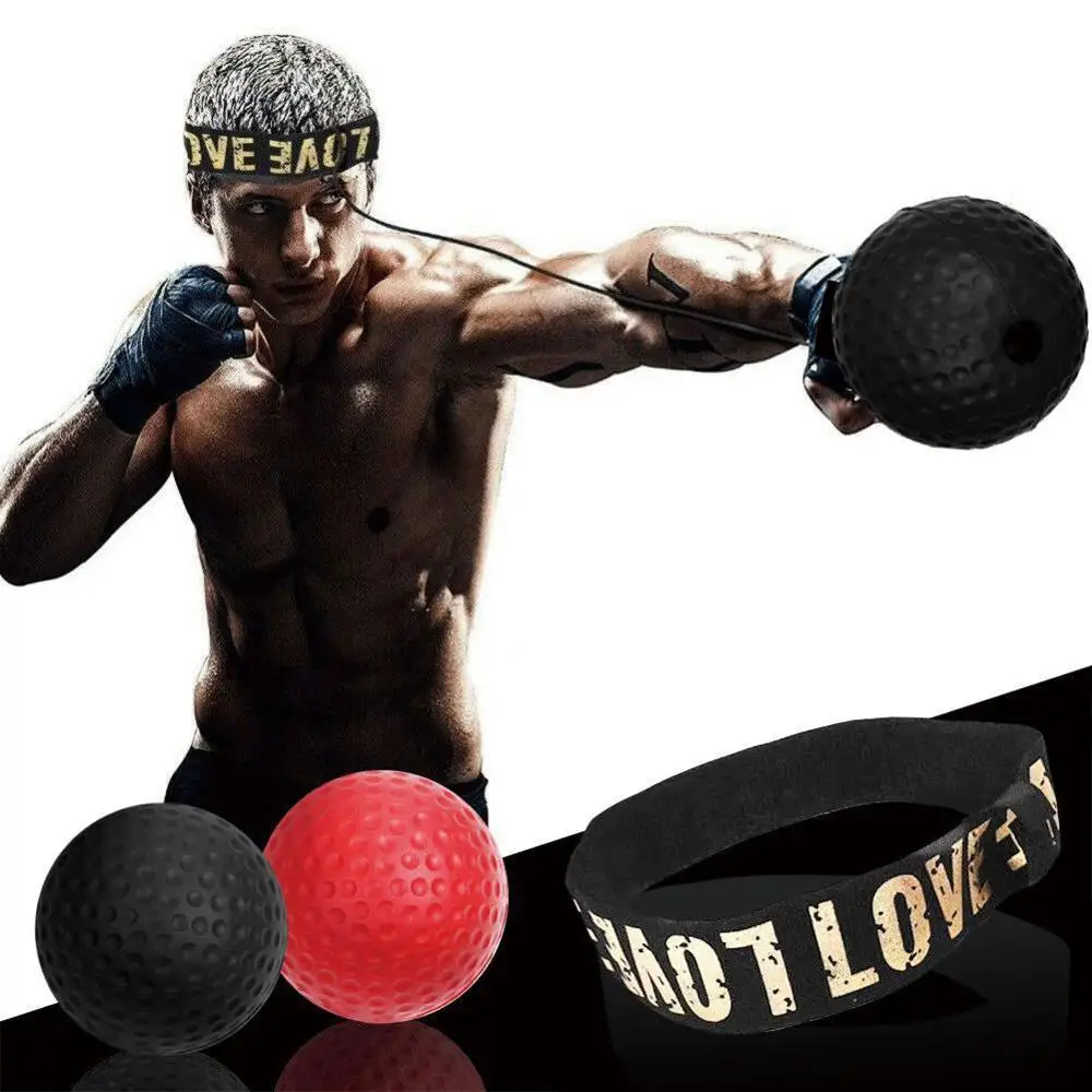 

Boxing Reflex Speed Punch Ball MMA Sanda Boxer Increase Reaction Force Hand Eye Training Set Stress Boxing Muay Thai Exercise