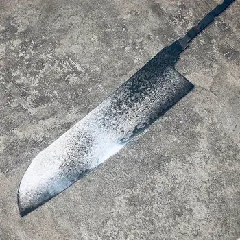 

Chef Knife Blank DIY Handmade Forged Japanese Damascus Steel Blade Material Bread Slicing Meat Parinf Nakiri Gyuto Tool CN