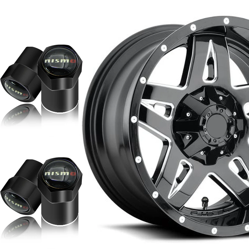 

4pcs New Car-Styling Wheel Tire Parts Valve Stem Caps Cover For NISMO Nissans Tiida Teana Skyline Juke X-trail Almera Qashqai