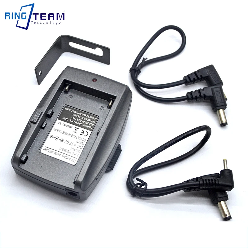 

Output DC 12V NP-F970 F570 F550 Battery Power Transfer Supply System Mount Adapter Plate Holder for Camera / Camcorder / Monitor
