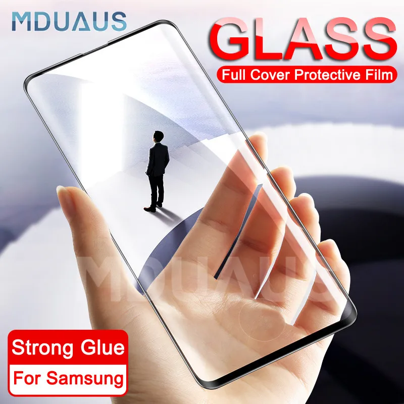 

30D Full Cover Tempered Glass on the For Samsung Galaxy S10 S9 S8 Plus S10e S7 Edge A6 A8 2018 Screen Protector Glass Film Case