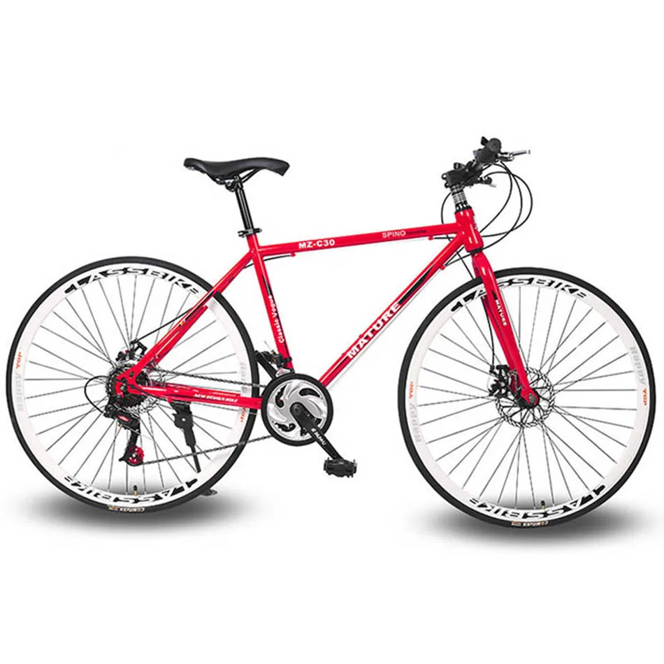 28 Inch 21 Speed Bike Frame Rode Bike Bicycle 21 Speed Disc Brakes Tall Man MTB Bike 4 Color Choose