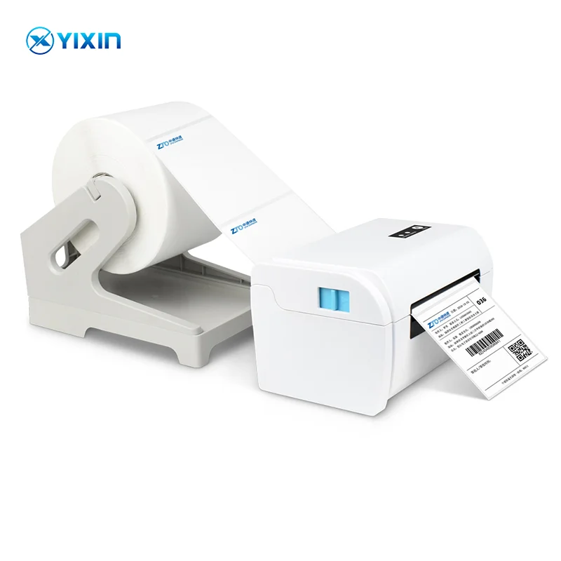 Thermal Barcode Label Printer with Label Holder- Compatible with Ebay Etsy Shopify 4X6 Shipping Sticker Printer
