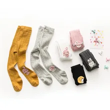 Girl'S Leggings Stereo Cartoon Warm Patyhose Princess Socks GIRL'S Crawler