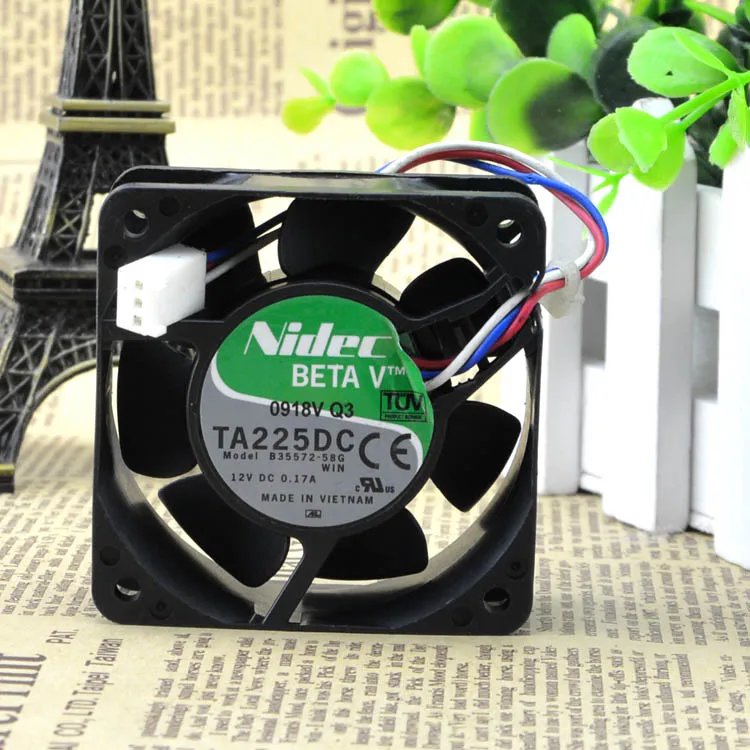 6025 12V 0.17A 6 см/B35572-58G защиты электродвигателя Вентилятор охлаждения