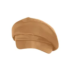 Элегантные однотонные вечерние женские зимние теплые шапки на осень и зиму, теплые модные одноцветные шапки sombrero