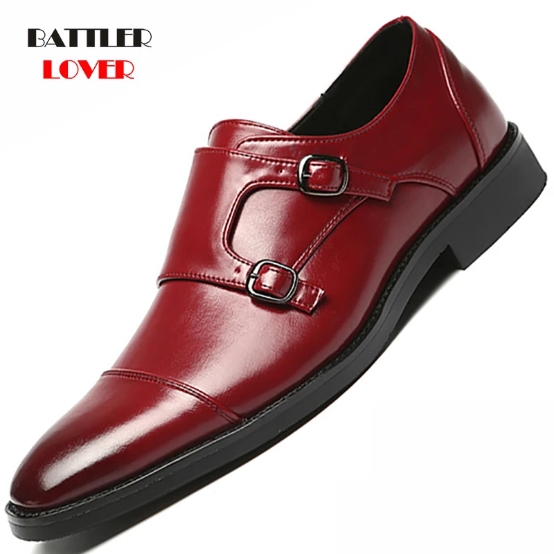 2020 Classic Crocodile Pattern Business Flat Shoes Mens Designer Formal Dress Leather Shoes Men