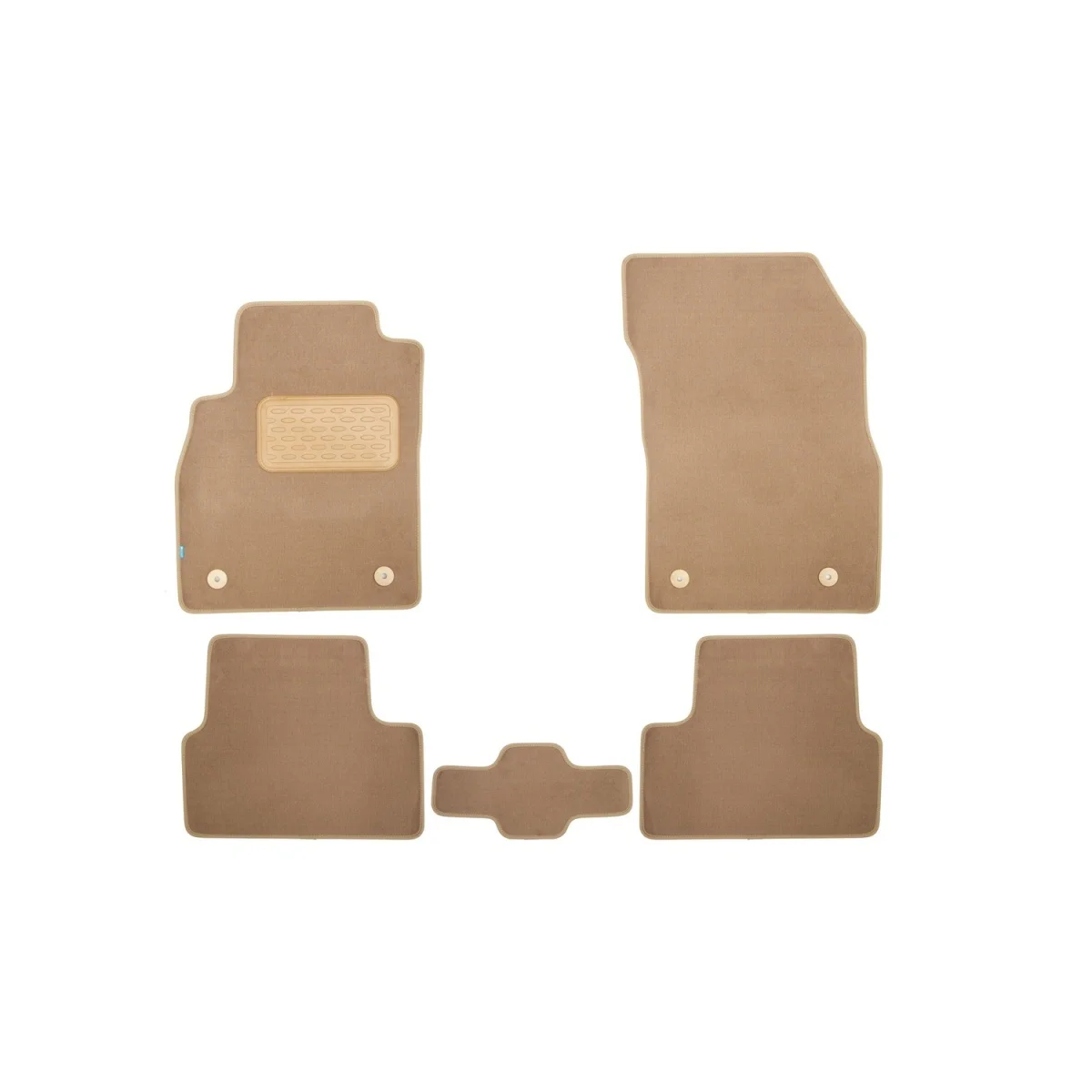 Floor mats Klever premium Chevrolet Cruze 2009-, Gray, HB. 5