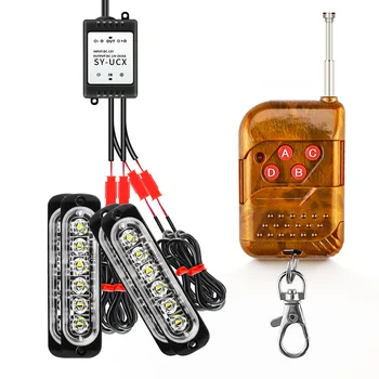 

Wireless Flash Light Motorcycles Pickups Ships Trucks Strobe Emergency