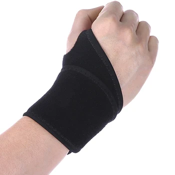 

Wrist Band Strap Stretchy Breathable Brace Wrap Support for Fitness Weightlifting 33x9cm Personal Health Care Braces Supports EK