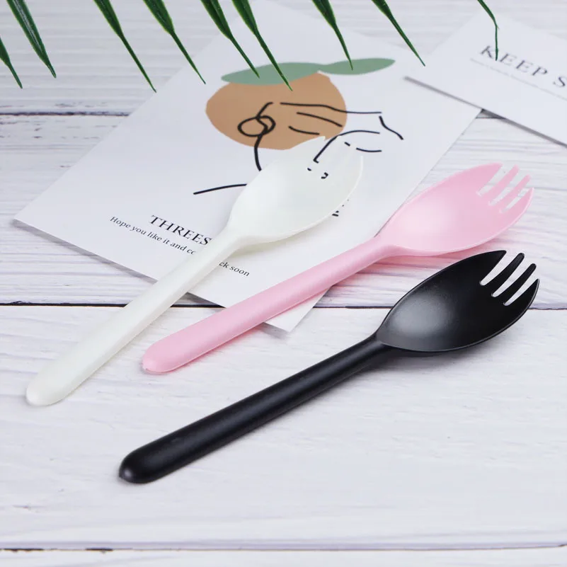 

Disposable Spoons Thickened Disposable Fruit Scooping Spoon Individually Wrapped Cake Spoon Dessert Spoons Woods Personalize