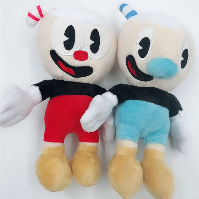25 см/20 см игра-приключения Cuphead плюшевые игрушки Mugman The Devil Legendary Chalice плюшевые куклы игрушки для детей Подарки