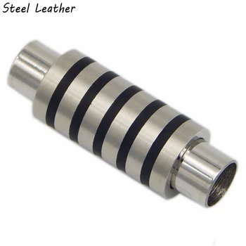 

20pcs/lot hole:4/5/6mm Stainless Steel Magnetic Clasps Leather Cord Clasp Magnet Lace Buckle DIY Bracelet Jewelry Making clasps