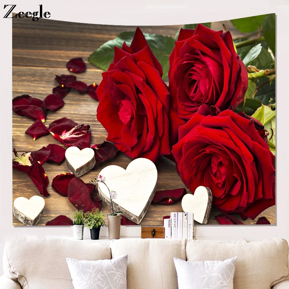 Zeegle Wall Hanging Office Living Room Art Decoration Tapesrty Beach Blanket Picnic Mat Bedspread Yoga Mat 3D Printed Tapestry