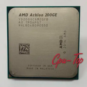

AMD Athlon 200GE X2 200GE 3.2 GHz Dual-Core Quad-Thread CPU Processor YD200GC6M2OFB Socket AM4 No Cooler