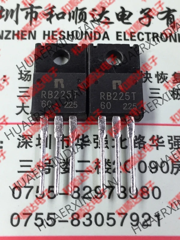 20 шт./лот RB225T-60 TO-220F 60V 30A
