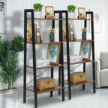 

Multi-layer bookshelf Floor-standing book Potted plant Storage Organizer bookcase Rack living room Shelf Home Furniture