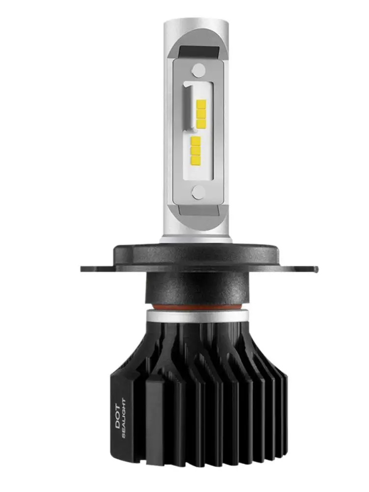 12V к рулю мотоцикла велосипеда с H4/9003 светодиодная фара для мотоцикла головной светильник комплект ламп 40W 6000K белая светильник