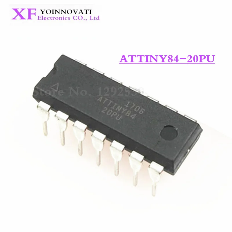 1 шт./лот ATTINY84 20PU MCU 8BIT 8KB FLASH 14 DIP DIP14 новый оригинальный|Интегральные схемы| |