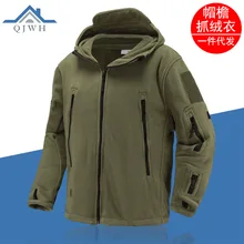 Fleece Men 's Cold-proof Jacket Wind Hoodie TAD Shark Skin Soft Shell Outdoor Warm Liner Polar Camping & Hiking 98