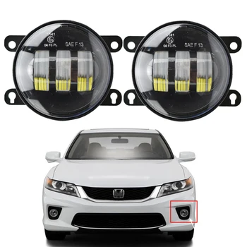 

2PCS Car Fog Lamps lighting LED Lights For Honda Accord Coupe 2013-2015 For Accord VIII Tourer 08-15 For Acura TSX 2011-2014