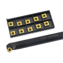 SSSCR/L narzędzia tokarskie S12M-SSSCR09 S25S-SSSCL09 CNC wewnętrzny uchwyt narzędziowy wytaczadło metalowe SCMT/SCGT09 wkładki z węglików spiekanych płytki tokarskie lathe tool holder narzędzie do toczenia