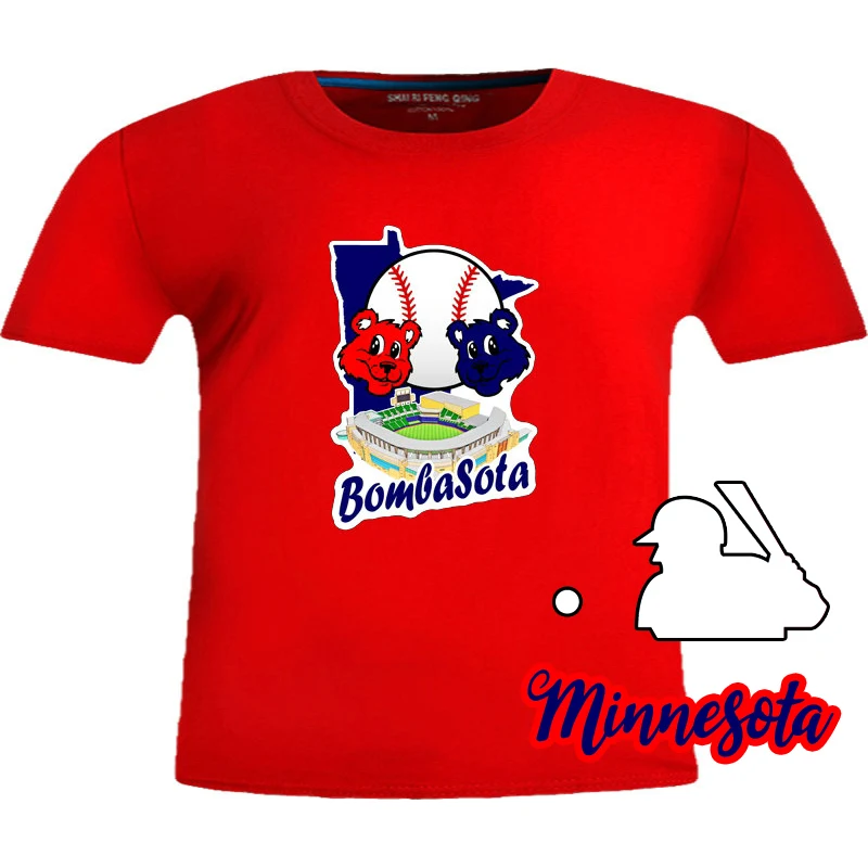 Бейсбольная Футболка Minnesota | Мужская одежда